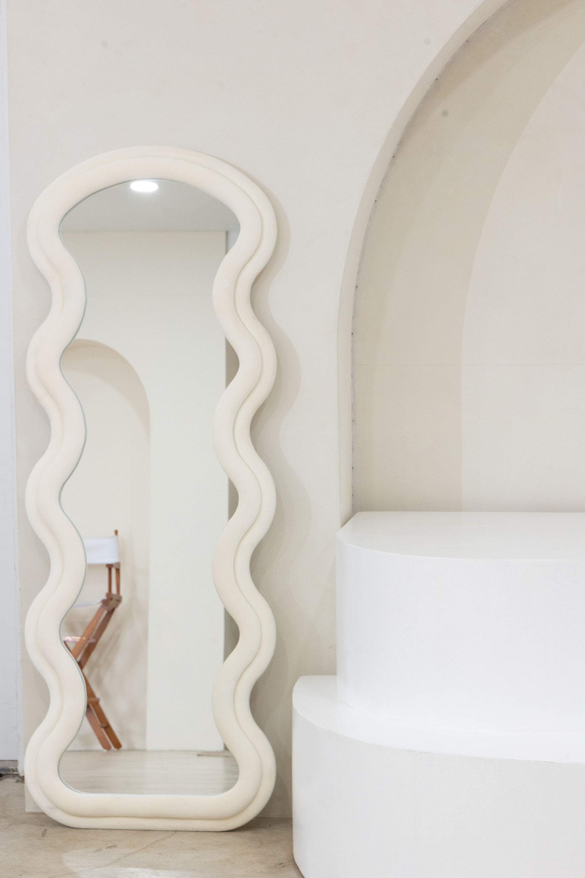 Dining table lifestyle set at a Miami photography studio rental for editorial and branding shoots